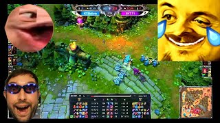 Forsen Reacts to Things That Faker Does: Win Impossible Fight