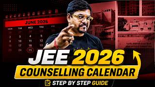 JEE 2026 Counselling Dates Released :🔥JoSAA, CSAB, JAC Delhi | Complete Guide | Harsh Sir
