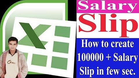 How to make 100000 + pay slip in few seconds