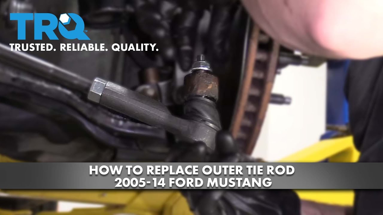 How to Replace Outer Tie Rod 2005-14 Ford Mustang - YouTube