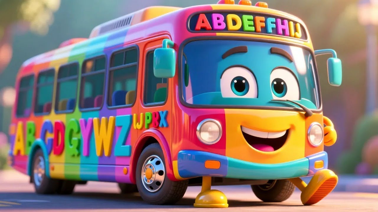 A to Z Learning Bus Toy 🚌🔤   ABC Alphabet and Fun Learning for Kids   Preschool Educational
