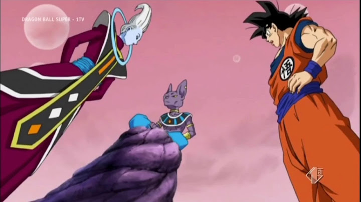 Whis rivela a goku il punto debole di lord beerus