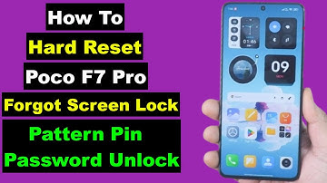 Hard Reset Poco F7 Pro | Poco F7 Pro Pattern Pin Password Unlock | Poco F7 Pro Reset Screen Lock