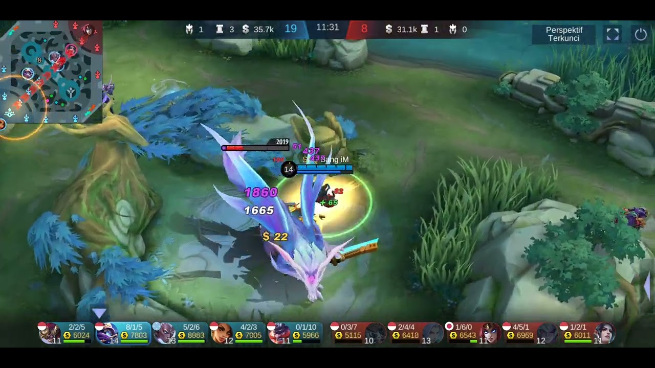 Mobile Legend hanzo mengalah jadi hyper . dan hasilnya tidak mengecewakan