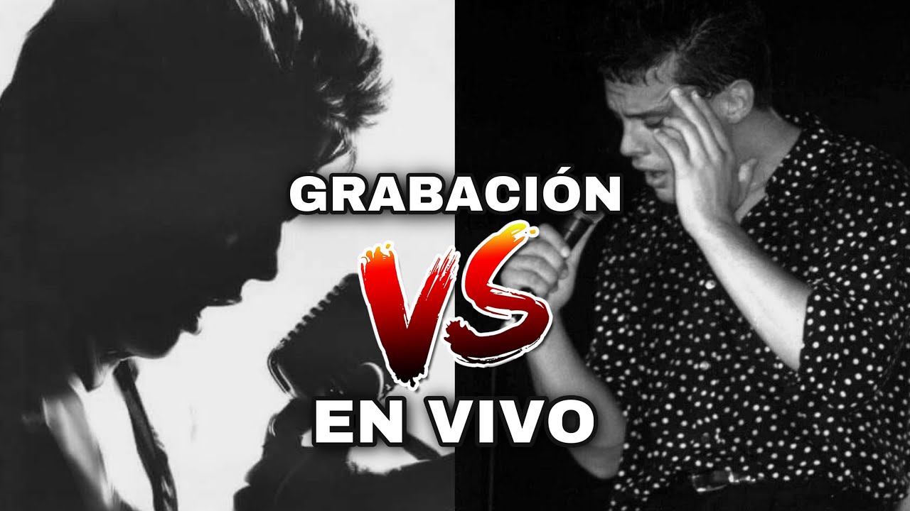 Luis Miguel - Grabación Vs En Vivo