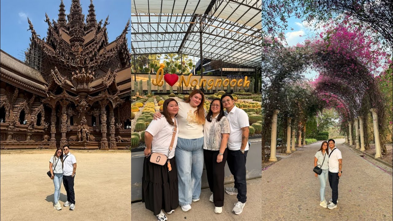 Sanctuary of Truth + Nong Nooch + Castello de Belagio + Paboon Cafe | Pattaya Thailand 2026