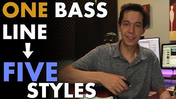 Writing Music Off Of A Bass Line in 5 Styles [SONGWRITING - ARRANGEMENT - MUSIC THEORY]]