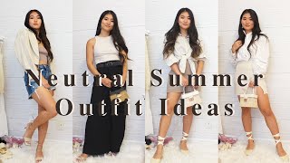 20 SUMMER NEUTRAL OUTFIT IDEAS | Ayaka Styles