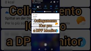 accoppiamento interfaccia Vgate iCar allo smartphone (DPF Monitor)