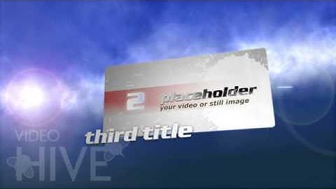 After Effects Project Files - Titles fly through clouds - VideoHive