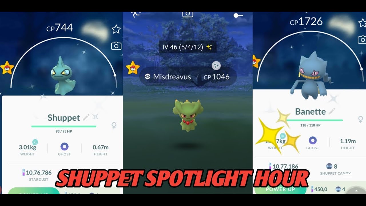 SHUPPET SPOTLIGHT HOUR SHINY SHUPPET CAUGHT & EVOLVED!!! YouTube