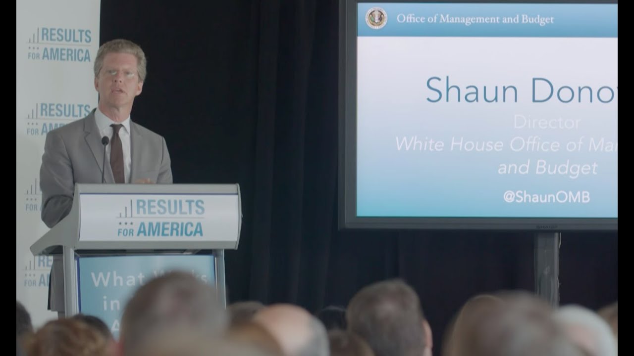2016 Federal Invest In What Works Index Event: Profile Video (Shaun Donovan, OMB)