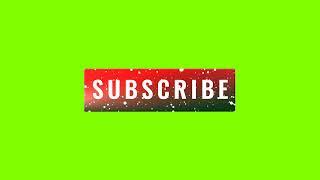 Green Screen Subscribe Background || Subscribe Button || Lower third Button