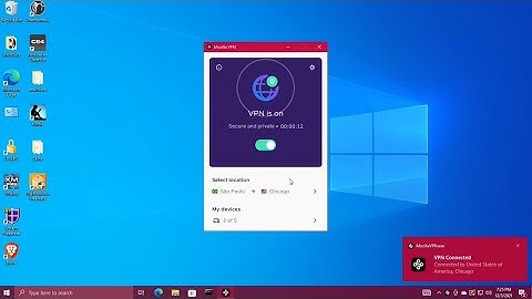 Install & Configure Mozilla VPN In Windows 10