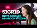 Sigrid talks Instagram crushes and touring with Maroon 5