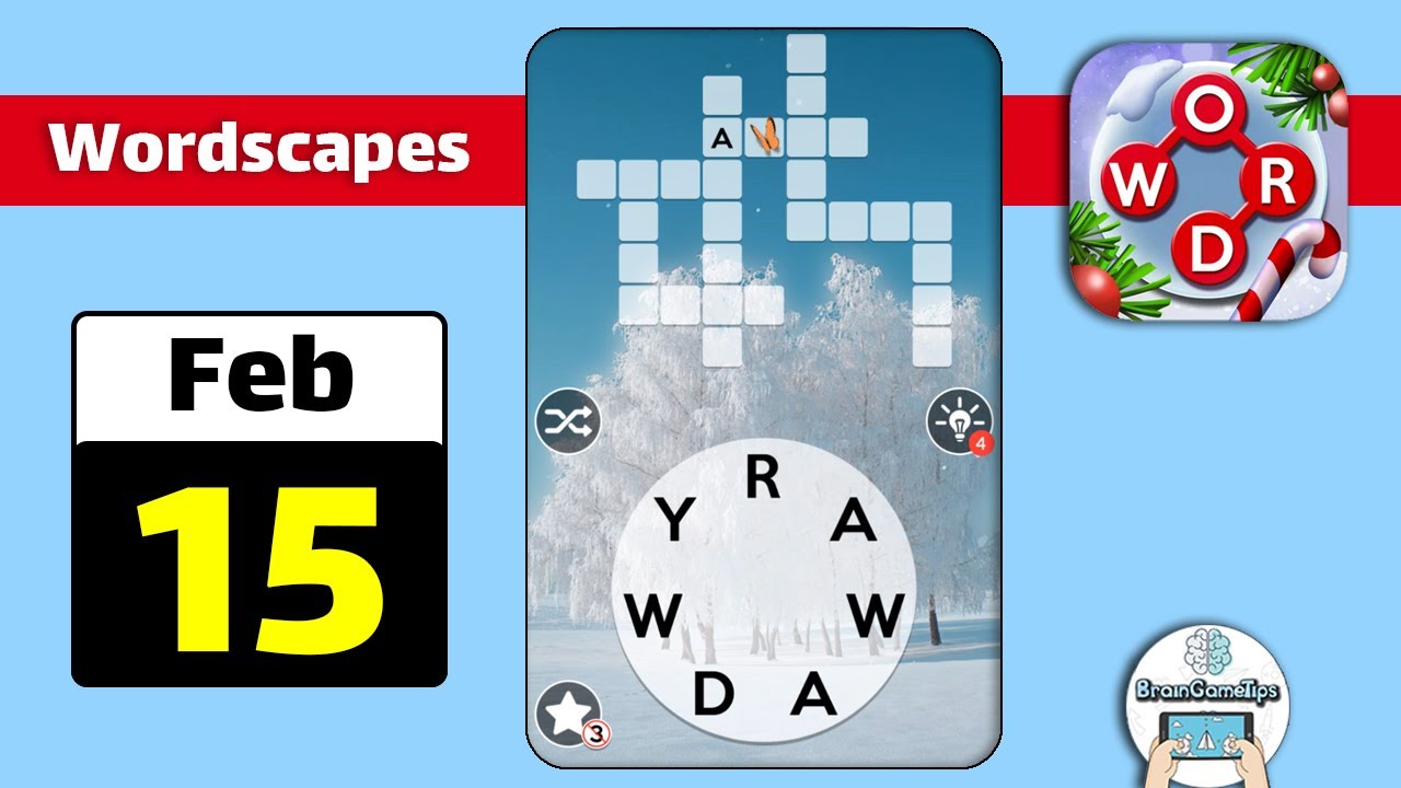 Wordscapes February 15 2021 Daily Puzzle Walkthrough
