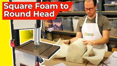 Learn How to Use a Bandsaw to Cut Foam for Your Puppet Head - Swazzle Puppet Studio Episode 2