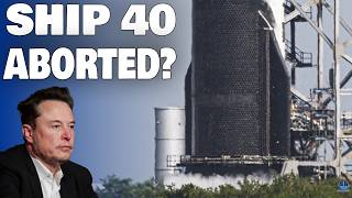 SpaceX just Revealed New STRANGE Upgrades on Starship Nosecone! S40 Static Fire Test Abort...Why