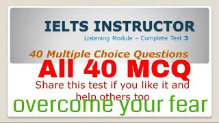 Extremely difficult IELTS Listening practice test - 40 MCQ