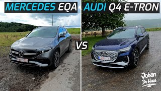 Audi Q4 E-Tron Vs Mercedes Eqa I Pov Test Drive Comparison