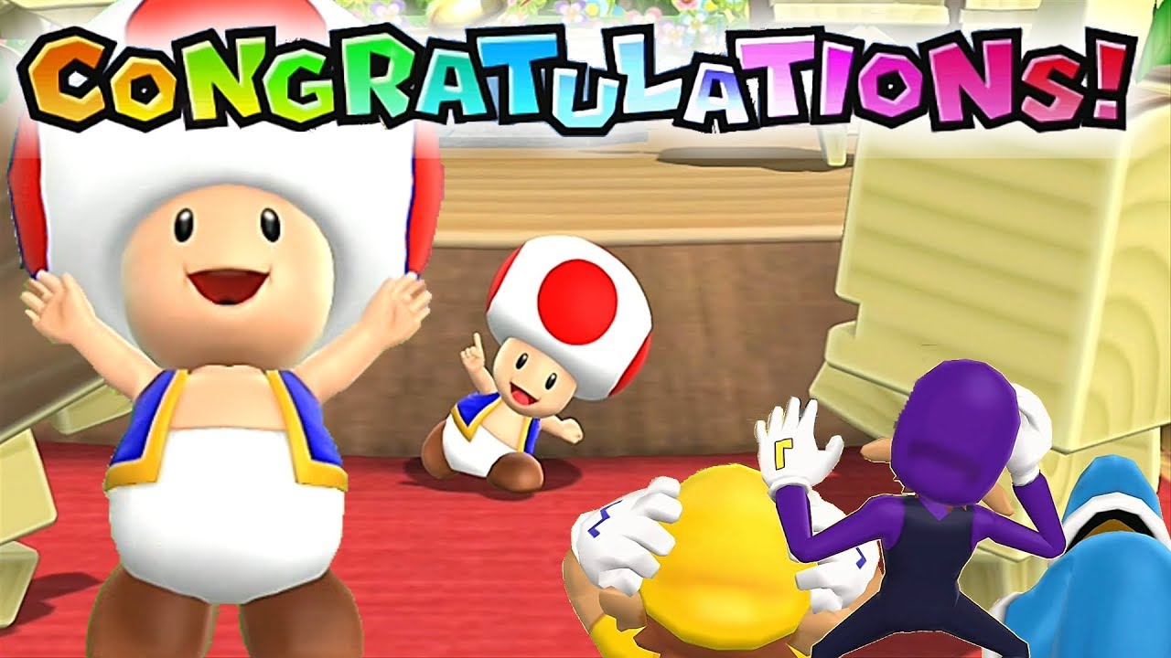 Mario Party 9 Step It Up ◆Toad 1 против 3, уровень сложности Master, без урона #637