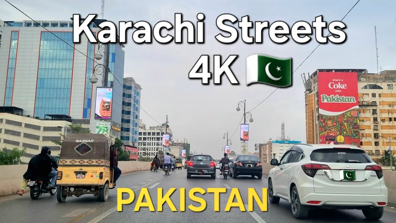 Karachi City Driving Tour 4K 🇵🇰 | Pakistan's Largest City (20 Million Plus)