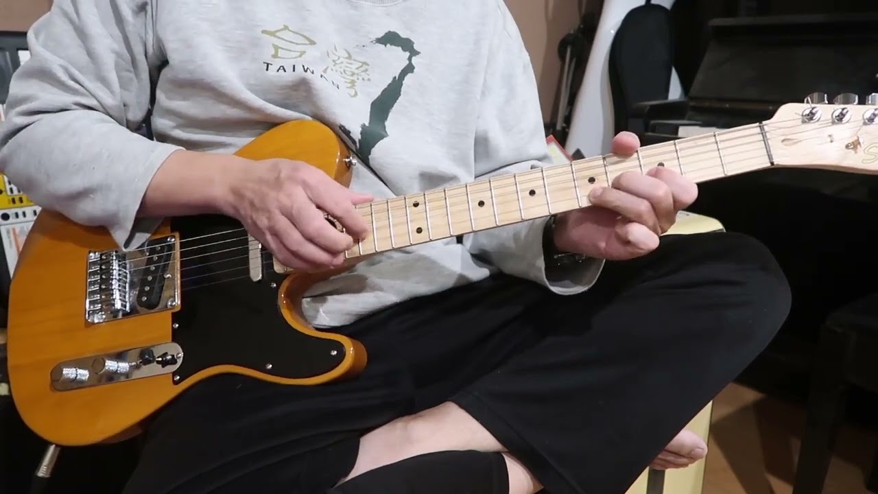 jam 2020 squier affinity telecaster with boss rc-3