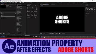 After Effects Property Animation || Adobe Shorts
