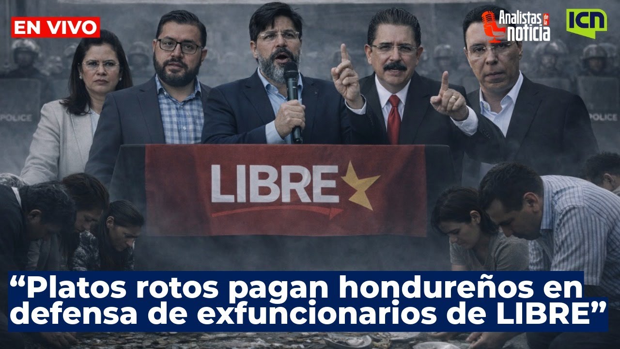 Hondureños pagan platos rotos por exfuncionarios de LIBRE | 𝗔DN 🎙️ 𝗰𝗼𝗻 𝗖𝗮𝗿𝗹𝗼𝘀 𝗟ó𝗽𝗲𝘇 | EN VIVO 🔴