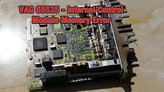 VOLKSWAGEN ECU / ECM REMOVAL / Repair VAG COM 65535 Control Module Memory Error 37-10