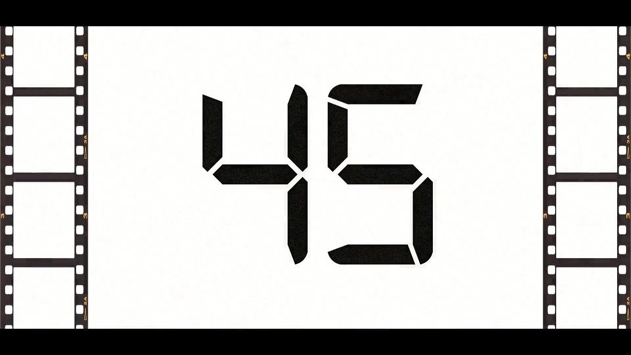 Countdown from 45 to 0 (Retro)