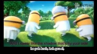 MINIONS - I Swear - Despicable Me 2 Movie (English Subtitles   Lyrics Version)
