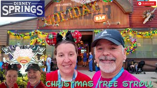 Disney Springs Christmas Tree Stroll 2025!! | Jock Lindseys Holiday Bar!!