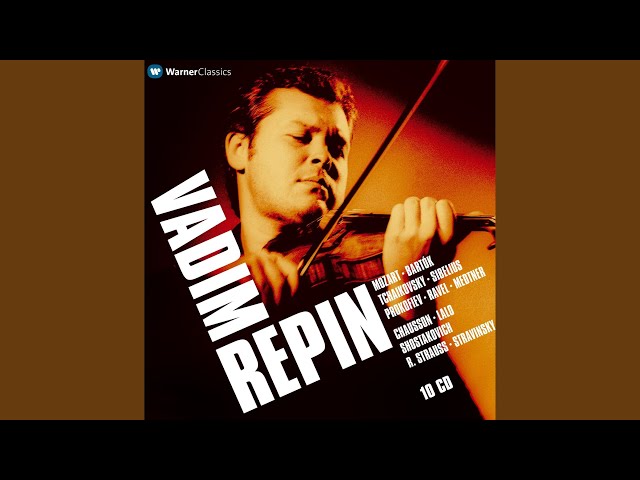 Wieniawski - Polonaise brillante : Vadim Repin / Alexander Markovich