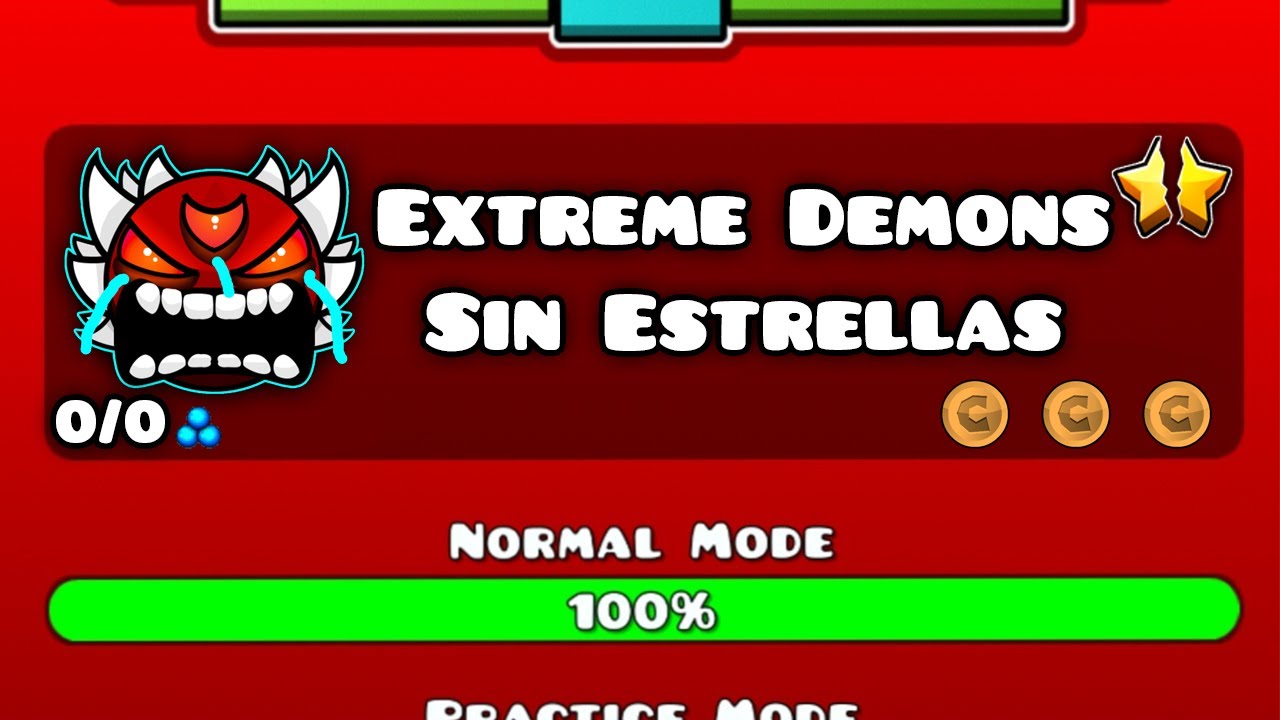 ¡Top 10 Extreme Demons Sin Rate! (con progamerytgd4363) Geometry