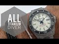 A full Titanium Diver Watch - Spinnaker Tesei made of Grade 2 Titanium