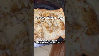 CHICKEN ALFREDO PIZZA FOR WEIGHT LOSS!?? #weightloss #food #protein #diet #foodie #pizza #cooking