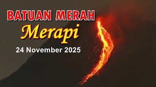 Download Lagu LONTARAN BATUAN PIJAR MERAPI (24/11/2025) #merapi #siagamerapi #volcano MP3