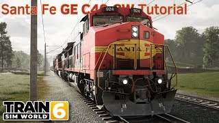 Santa Fe GE C40-8W Tutorial - Training Center - First Look - Train Sim World 6