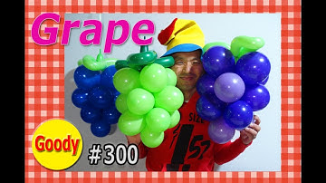 【バルーンアート Balloon art】 🍇 ぶどうの作り方 🍷 ワイン 🍷 Grape balloon tutorial 🍇 ブドウ 🍃 葡萄の作り方 🍷 ぶどうの飾り【バルーンアートかねさん】