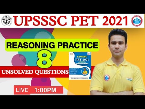 UPSSSC PET | UPSSSC PET Book Reasoning Practice Question Series #8 | UPSSSC PET Reasoning Tricks