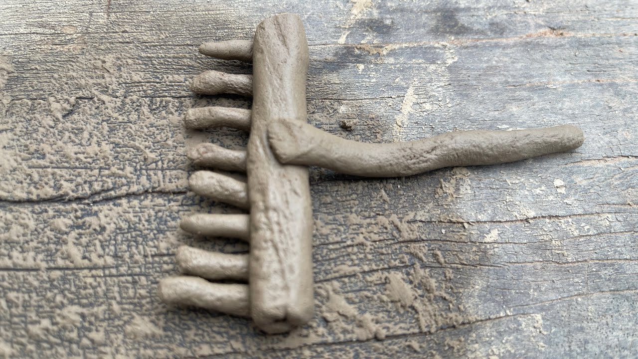 Clay Modeling Rake ASY CLAY PROJECT: MAKING A RAKE WITH STEP-BY-STEP INSTRUCTIONS - YouTube