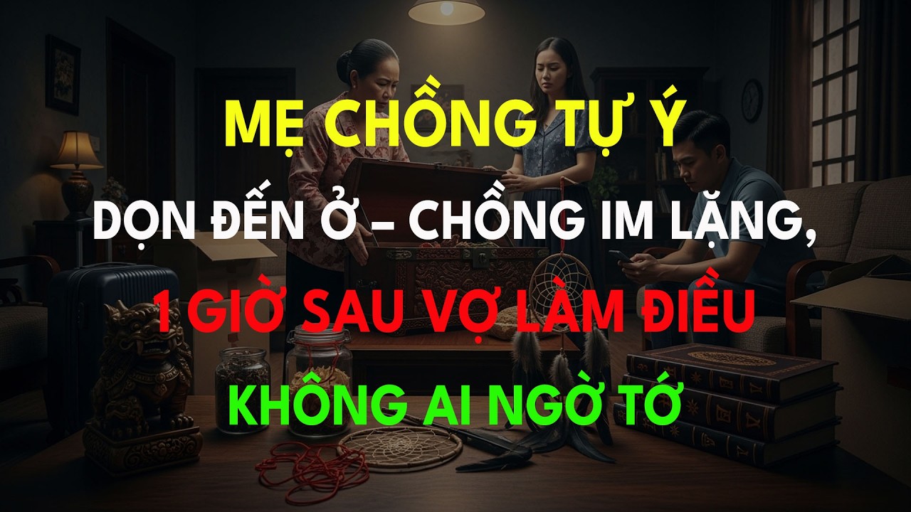 Mẹ Chồng Tự ý Dọn Đến Ở – Chồng Im Lặng, 1 Giờ Sau Vợ Làm Điều Không Ai Ngờ Tới