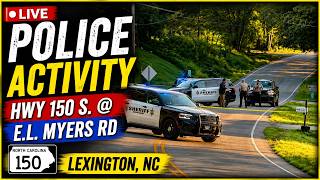 🚨 DEVELOPING: Davidson County Sheriff Blocks Hwy 150 | Police Activity in Lexington, NC
