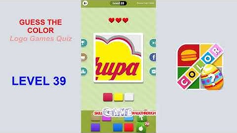 Guess the Color - Logo Games Quiz Level 39 - Walkthrough