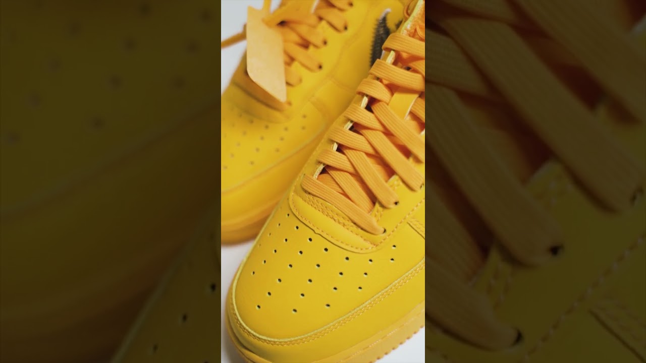 Prior Unboxing Series: Nike x Off-White Air Force 1 Low ICA University Gold 