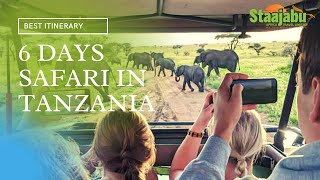 BEST TRAVEL IN TANZANIA: 6 Days Safari Itinerary To Tarangire, Manyara, Ngorongoro and Serengeti.