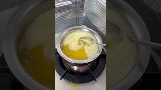 Perfect Homemade Desi Ghee in 25 Minutes! #ghee #homemade #butter  #shorts