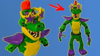 картинка: Глэмрок Монти ФНАФ 9 лепим из пластилина FNAF Security Breach