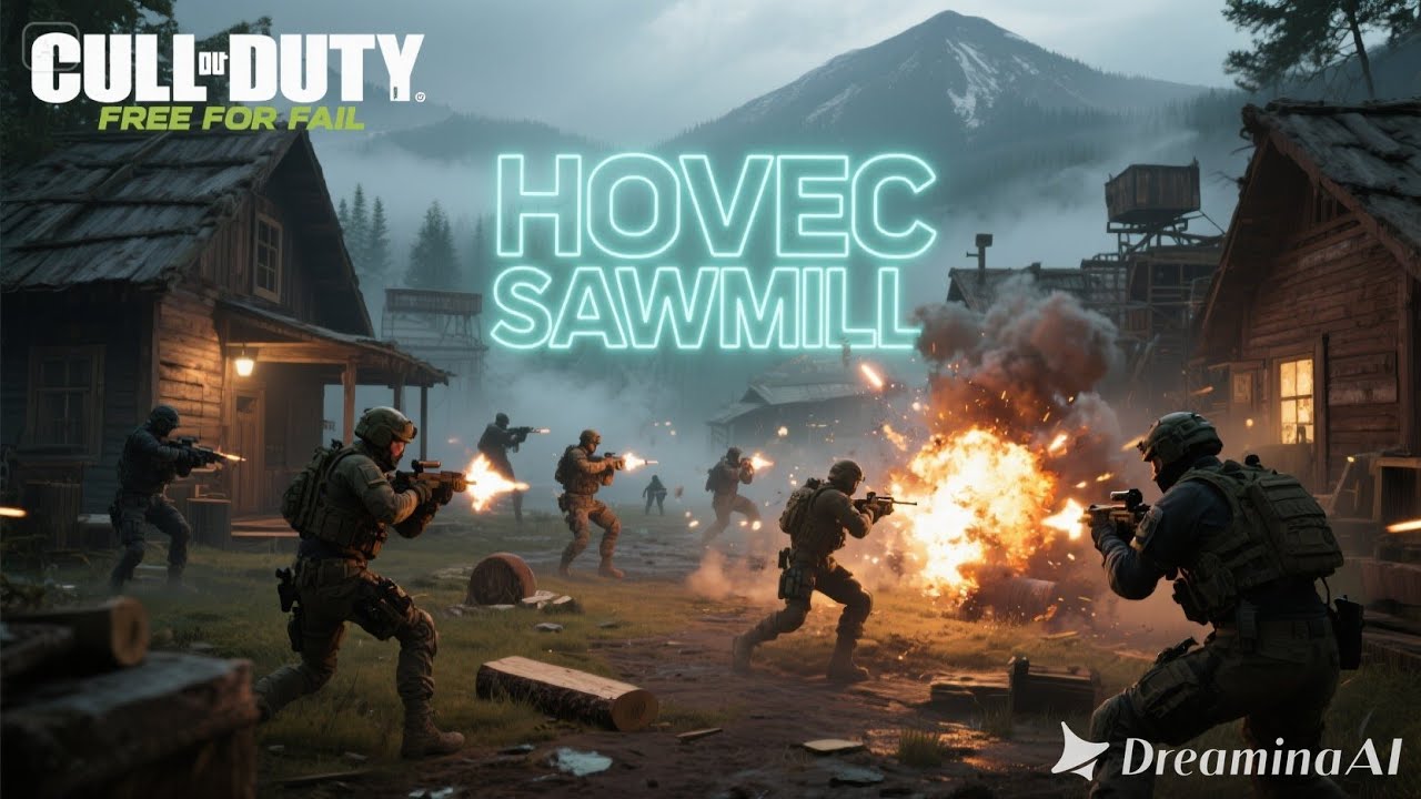🔥 Hovec Sawmill Madness | Call of Duty FREE FOR ALL Gameplay